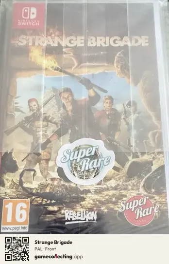 Strange Brigade Nintendo Switch, PAL box front
