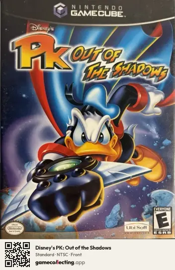 Disney's PK: Out of the Shadows Nintendo GameCube, NTSC box front