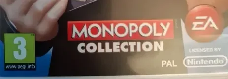 Monopoly Collection, the PEGI square on its front
