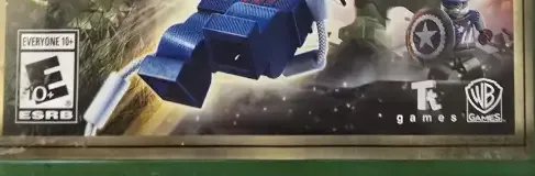 LEGO Marvel Super Heroes 2, the ESRB box on its front
