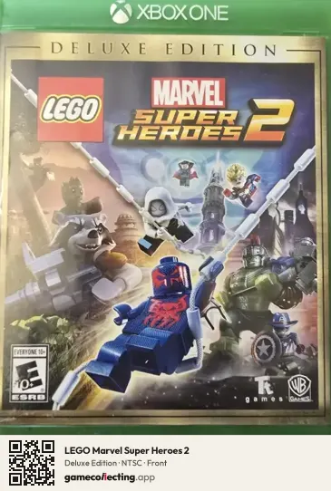 LEGO Marvel Super Heroes 2 Xbox One, NTSC box front