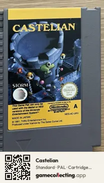 Castelian Nintendo Entertainment System, PAL cartridge label