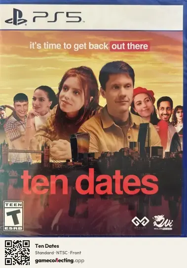 Ten Dates PlayStation 5, NTSC box front