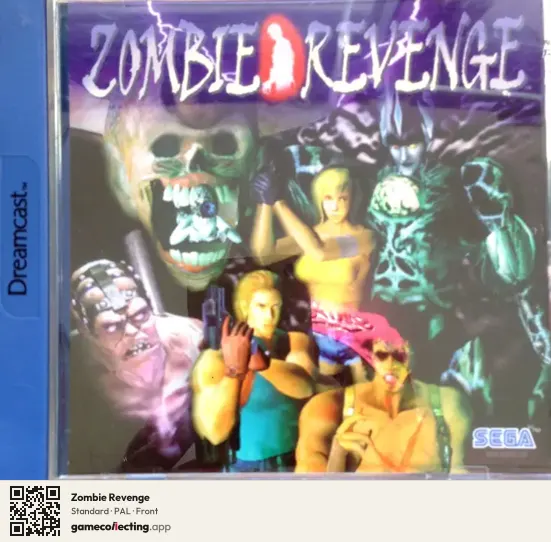 Zombie Revenge Sega Dreamcast, PAL box front