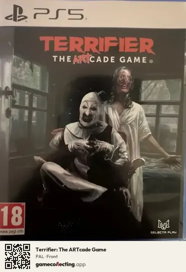 Terrifier: The ARTcade Game PlayStation 5, PAL box front