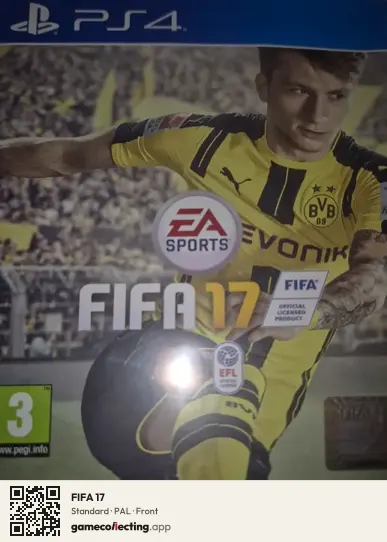 FIFA 17 PlayStation 4, PAL box front