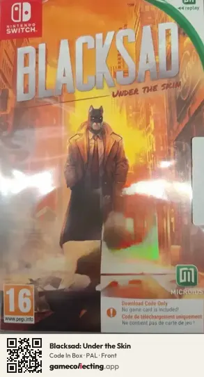 Blacksad: Under the Skin Nintendo Switch, PAL box front