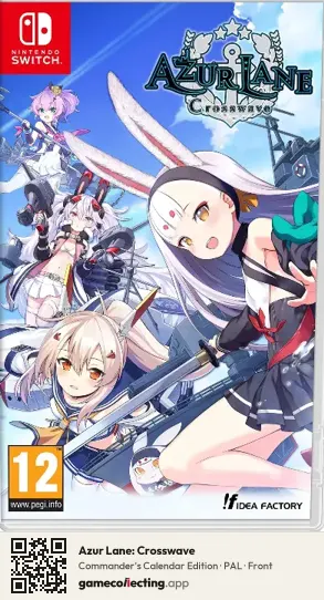 Azur Lane: Crosswave Nintendo Switch, PAL box front