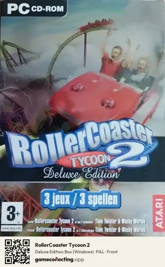 RollerCoaster Tycoon 2 Computer, PAL box front