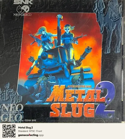 Metal Slug 2 Neo Geo CD, NTSC box front