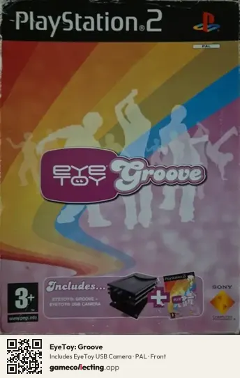 EyeToy: Groove PlayStation 2, PAL box front