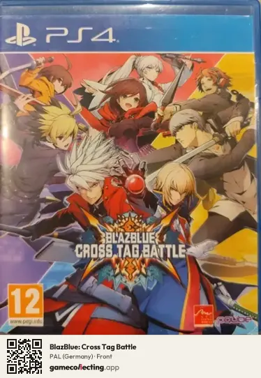 BlazBlue: Cross Tag Battle PlayStation 4, Germany box front
