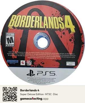 Borderlands 4 PlayStation 5, NTSC disc