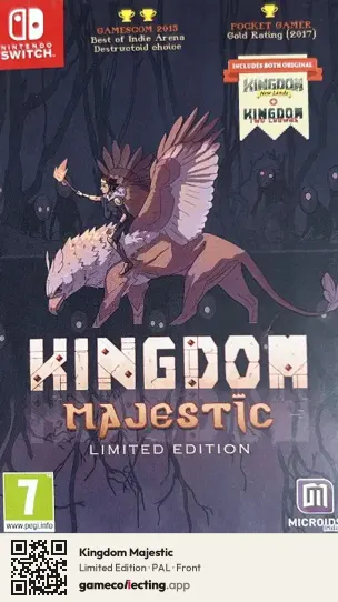Kingdom Majestic Nintendo Switch, PAL box front