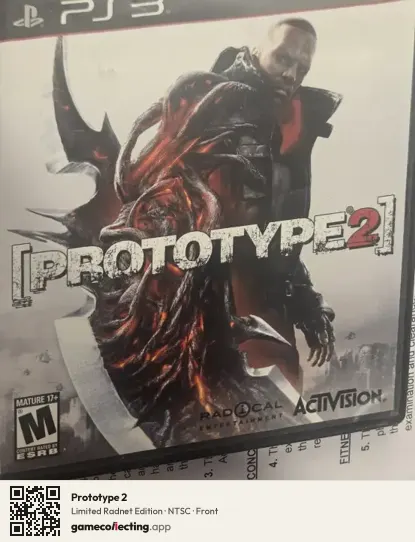 Prototype 2 PlayStation 3, NTSC box front