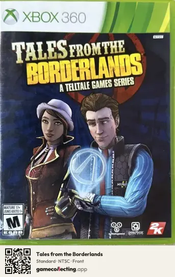 Tales from the Borderlands Xbox 360, NTSC box front