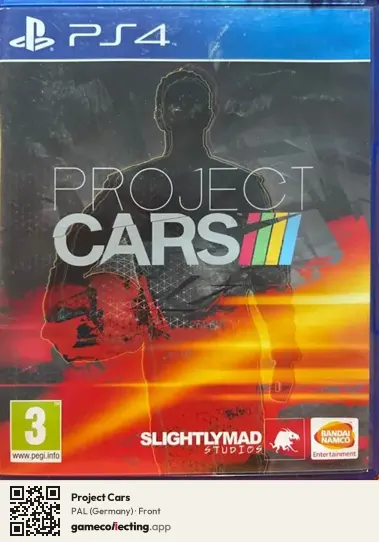 Project Cars PlayStation 4, Germany box front
