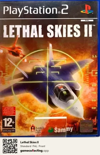 Lethal Skies II PlayStation 2, PAL box front