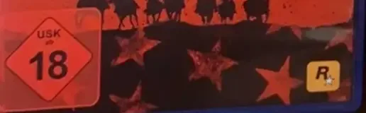 Red Dead Redemption 2, the USK square on its front