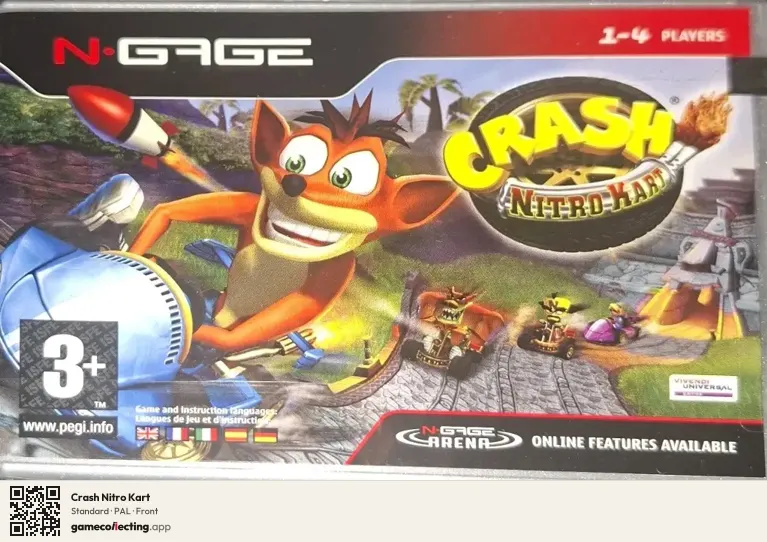 Crash Nitro Kart Nokia N-Gage, PAL box front