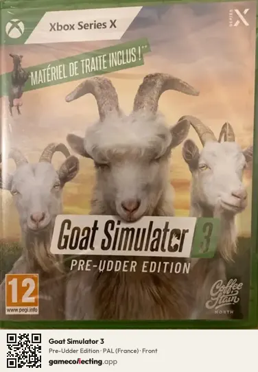 Goat Simulator 3 Xbox Series X, France box front