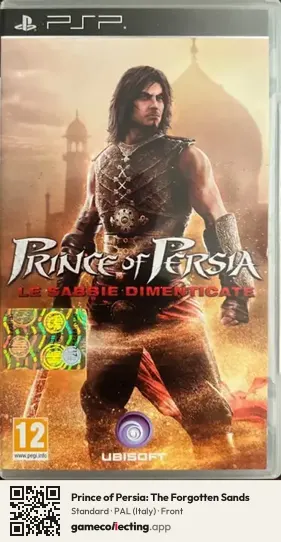 Prince of Persia: The Forgotten Sands PlayStation Portable, Italy box front