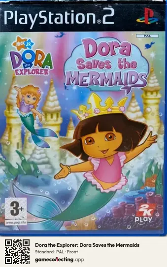 Dora the Explorer: Dora Saves the Mermaids PlayStation 2, PAL box front