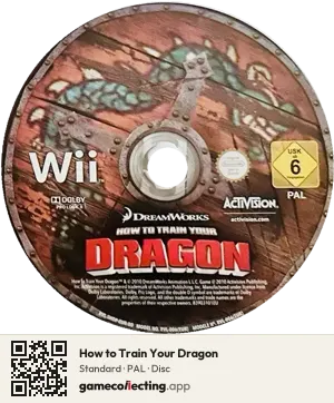 How to Train Your Dragon Nintendo Wii, PAL disc