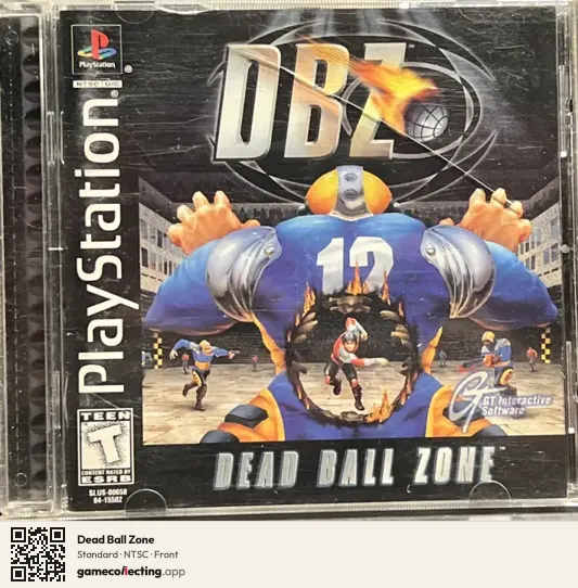 Dead Ball Zone PlayStation, NTSC box front