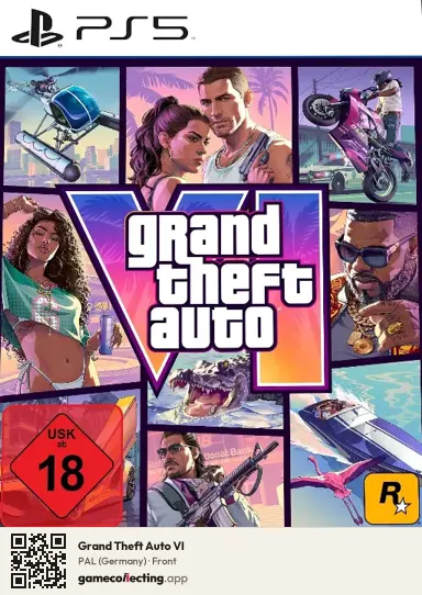 Grand Theft Auto VI PlayStation 5, Germany box front
