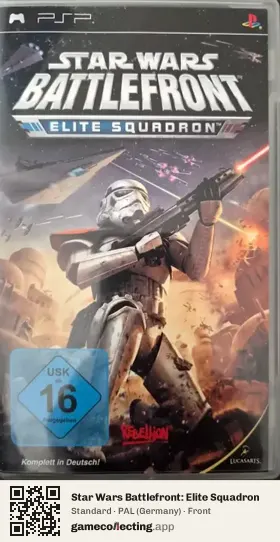 Star Wars Battlefront: Elite Squadron PlayStation Portable, Germany box front
