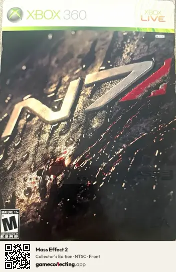 Mass Effect 2 Xbox 360, NTSC box front