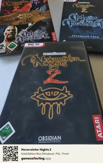Neverwinter Nights 2 Computer, PAL box front