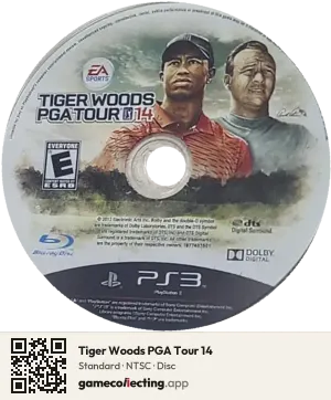 Tiger Woods PGA Tour 14 PlayStation 3, NTSC disc