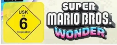 Super Mario Bros. Wonder, the USK square on its front