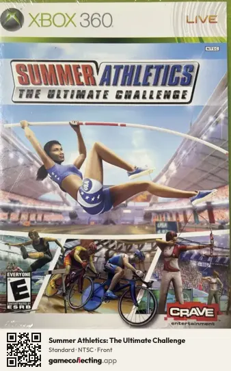 Summer Athletics: The Ultimate Challenge Xbox 360, NTSC box front
