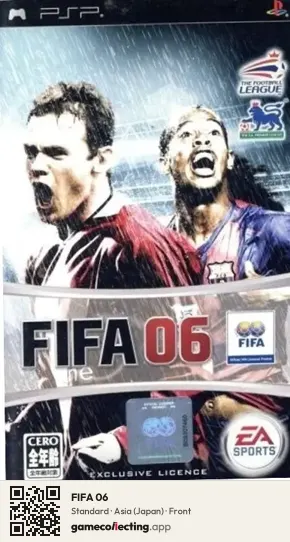 FIFA 06 PlayStation Portable, Asia box front