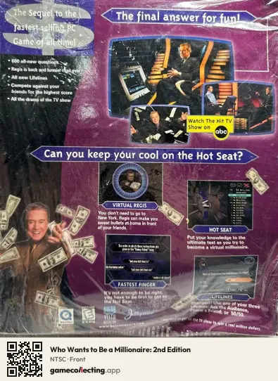 Who Wants to Be a Millionaire: 2nd Edition Computer, NTSC box front