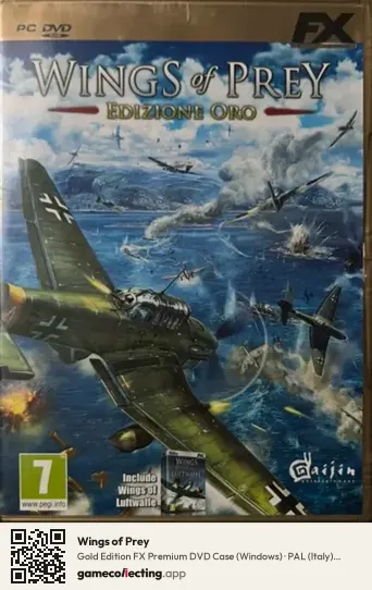 Wings of Prey Computer, Italy box front