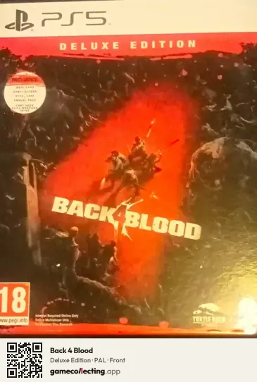 Back 4 Blood PlayStation 5, PAL box front