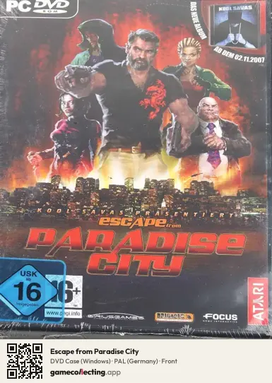 Escape from Paradise City Computer, Germany box front