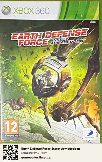Earth Defense Force: Insect Armageddon Xbox 360, PAL box front
