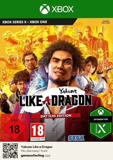 Yakuza: Like a Dragon Xbox Series X, Germany box front