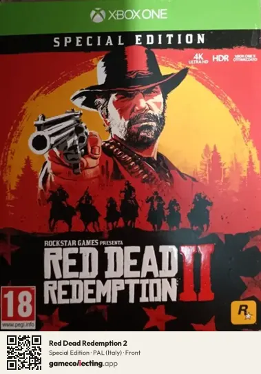 Red Dead Redemption 2 Xbox One, Italy box front