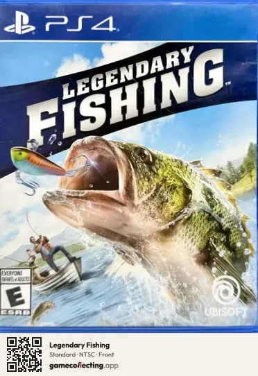 Legendary Fishing PlayStation 4, NTSC box front