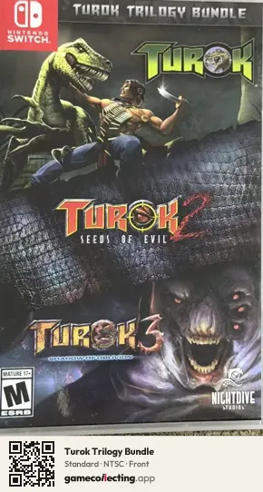 Turok Trilogy Bundle Nintendo Switch, NTSC box front