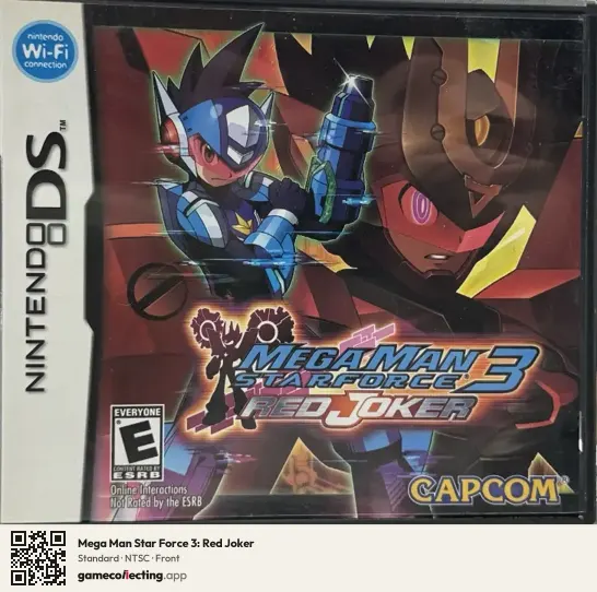 Mega Man Star Force 3: Red Joker Nintendo DS, NTSC box front