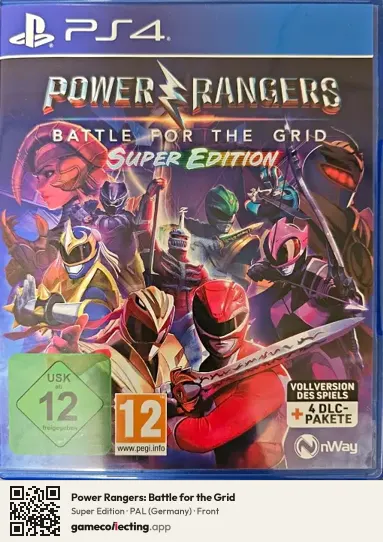Power Rangers: Battle for the Grid PlayStation 4, Germany box front