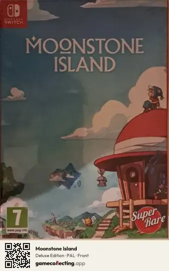 Moonstone Island Nintendo Switch, PAL box front