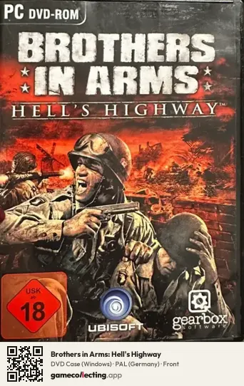 Brothers in Arms: Hell's Highway Computer, Germany box front